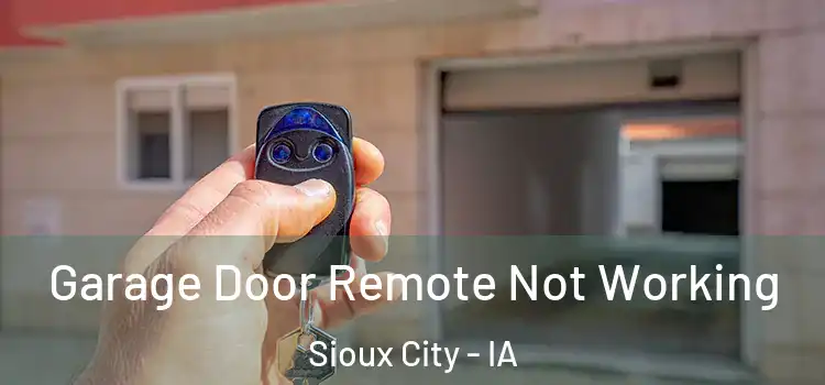  Garage Door Remote Not Working Sioux City - IA
